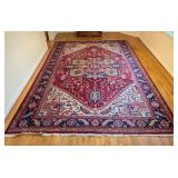 DR - Large Persian Style Wool Area Rug 99 x 144 Inches