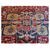 DR - Large Persian Style Wool Area Rug 99 x 144 Inches