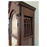 DR  - Colonial of Zeeland Grandfather Clock with Ornate Wood Case