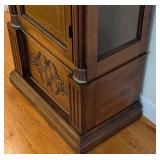 DR  - Colonial of Zeeland Grandfather Clock with Ornate Wood Case