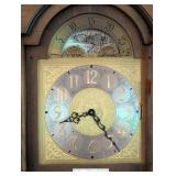 DR  - Colonial of Zeeland Grandfather Clock with Ornate Wood Case