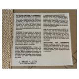 LR - Ethan Allen 3-Seat Upholstered Sofa, Beige
