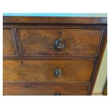MB - Antique Wooden Chest of Drawers with 5 Drawers