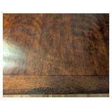 DR  - Rectangular Wood Dining Table with Fluted Legs