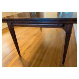 DR  - Rectangular Wood Dining Table with Fluted Legs