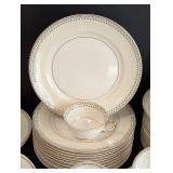 DR - Vintage Pope-Gosser Linda China Dinnerware Set with 12 Dinner Plates and Accessories
