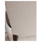 LR - Pair of Stylish Henredon Upholstered Armchairs with Dark Wood Frame