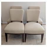 LR - Set of 4 Upholstered Henredon Dining Chairs