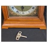 LR - Seth Thomas Mantel Clock with Key and Brass Handle