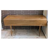LR - Mid-Century Wooden Drop Leaf Dining Table