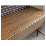 LR - Mid-Century Wooden Drop Leaf Dining Table
