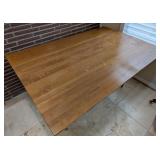 LR - Mid-Century Wooden Drop Leaf Dining Table