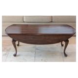 LR - Vintage Pennsylvania House Drop-Leaf Oval Coffee Table