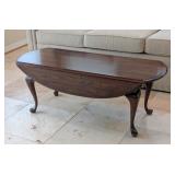 LR - Vintage Pennsylvania House Drop-Leaf Oval Coffee Table