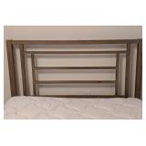 MB - Metal Headboard with Modern Geometric Design