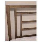 MB - Metal Headboard with Modern Geometric Design