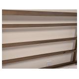 MB - Metal Headboard with Modern Geometric Design