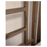 MB - Metal Headboard with Modern Geometric Design