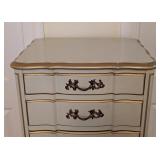 MB - Permacraft Vintage French Provincial Tall Lingerie Chest with 7 Drawers