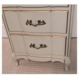 MB - Permacraft Vintage French Provincial Tall Lingerie Chest with 7 Drawers