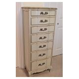 MB - Permacraft Vintage French Provincial Tall Lingerie Chest with 7 Drawers