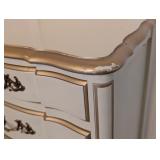 MB - Permacraft Vintage French Provincial Tall Lingerie Chest with 7 Drawers