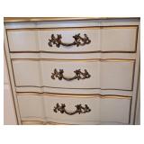 MB - Permacraft Vintage French Provincial Tall Lingerie Chest with 7 Drawers