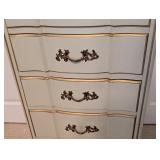 MB - Permacraft Vintage French Provincial Tall Lingerie Chest with 7 Drawers