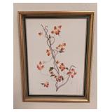 MB - Set of 4 Framed Botanical Prints by JA Mize