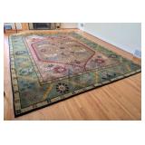 LR - Pottery Barn Amrita Area Rug with Geometric Floral Pattern