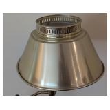 LR - Adjustable Brass Desk Lamp with Shade, 18 Inch High