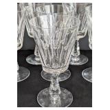 K - Set of 8 Waterford Florence Crystal Wine Glasses