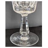 K - Set of 8 Waterford Florence Crystal Wine Glasses