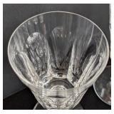K - Set of 8 Waterford Florence Crystal Wine Glasses