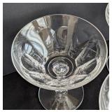 K - Set of 8 Waterford Florence Crystal Cocktail Glasses