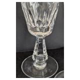 K - Set of 8 Waterford Florence Crystal Glasses