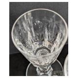 K - Set of 8 Waterford Florence Crystal Glasses