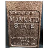 LR - Pair of Mankato State Limited Edition Cast Iron Bookends