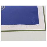 MB - Pair of Framed Celtic Handprints by Simon Doyle, Letter D and Letter J, Limited Edition Prints