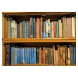 O - Assorted Vintage and Classic Book Collection with Poetry, Novels, and Reference Volumes