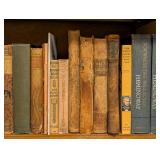 O - Assorted Vintage and Classic Book Collection with Poetry, Novels, and Reference Volumes