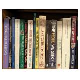 O - Large Mixed Book Collection including Dictionaries, Novels, Biographies, and Reference