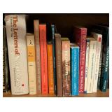 O - Large Mixed Book Collection including Dictionaries, Novels, Biographies, and Reference