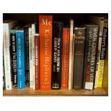 O - Large Mixed Book Collection including Dictionaries, Novels, Biographies, and Reference