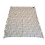 LR - Pendleton Pure Virgin Wool Fringed Throw Blanket