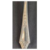 K - Tudor Plate Oneida Community Vintage Silverplate Flatware Set with 6 Forks and 6 Butter Knives