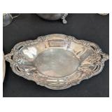 LR - Collection of 11 Silverplate Serving Trays, Bowls, and Tableware