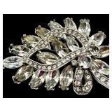 Vintage Eisenberg Ice Rhinestone Brooch