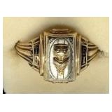 Herff Jones 10K Gold Vintage School Ring Size 12