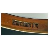 Herff Jones 10K Gold Vintage School Ring Size 12